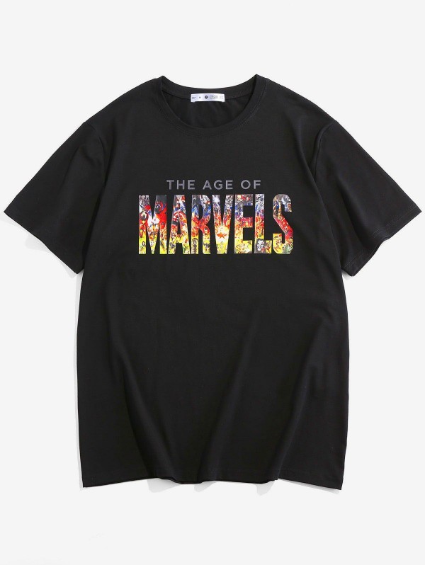 Marvel Spider-man Heroes Print T-shirt