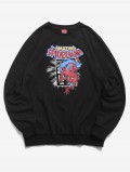 Marvel Spider-man Letter Printed Graphic Sweatshirt