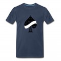 Men's Ace of Spades floral tribal banner spade EMPTY T-Shirt