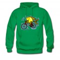 Men's Bicycle Fish , By FabSpark Hoodie