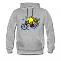 Men's Bicycle Fish , By FabSpark Hoodie