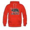Men's California Bear Flag (Urban Camo) Hoodie