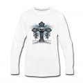 Men's Cross Requiem (White) Long T-Shirt