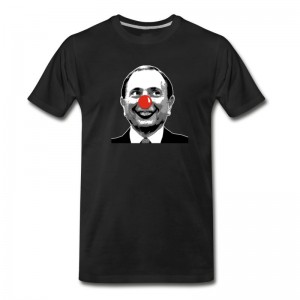 Men's Gary Bettman Clown NHL Hockey Olympics Commissioner T-Shirt - Black
