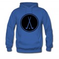 Men's hockey stick field ball emblem Hoodie