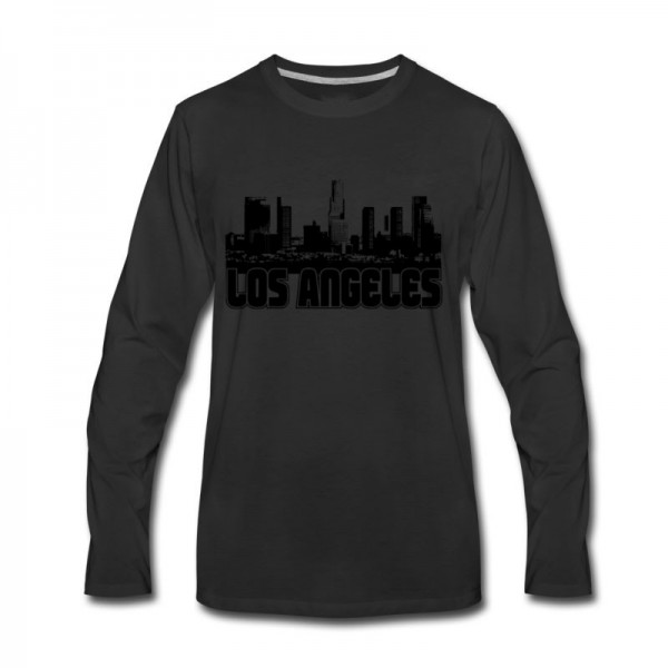 Men's Los Angeles Skyline Long T-Shirt