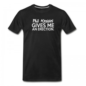 Men's Phil Kessel Gives Me An Erection Funny Hockey Lover Cool Fan T-Shirt - Black