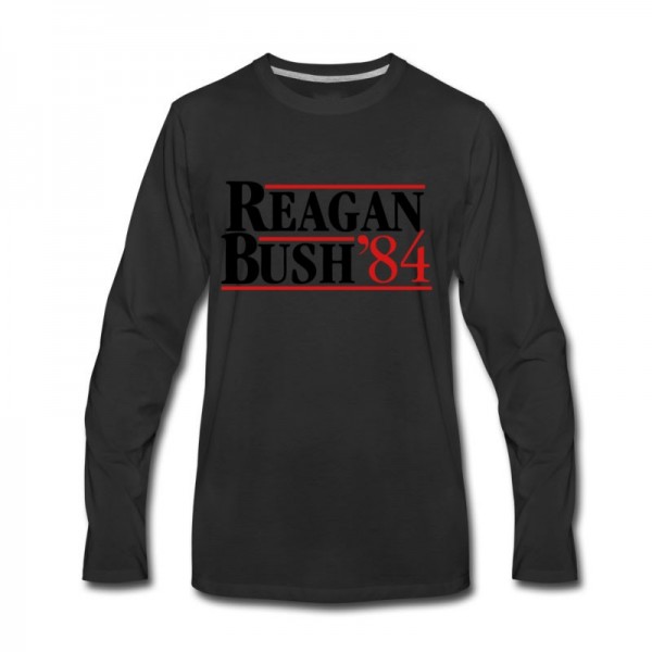 Men's Reagan Bush '84 Long T-Shirt