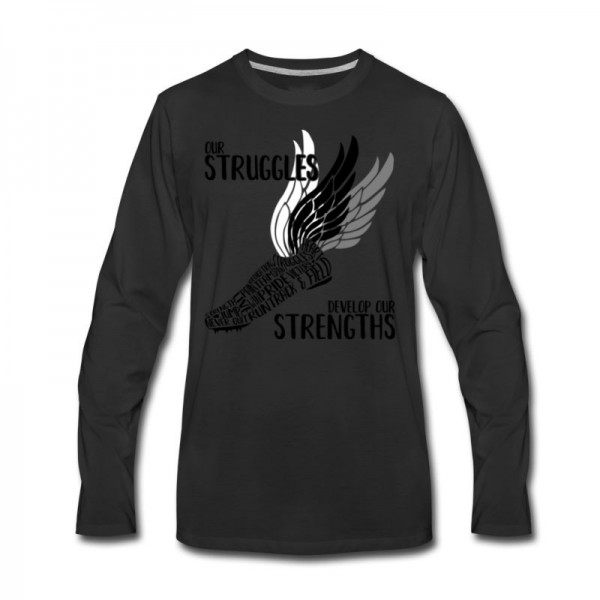 Men's Struggles & Strengths Long T-Shirt