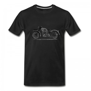 Men's Vintage Triumph twin T-Shirt