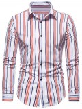 Striped Print Long Sleeve Shirt