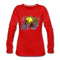 Women's Bicycle Fish , By FabSpark Long T-Shirt