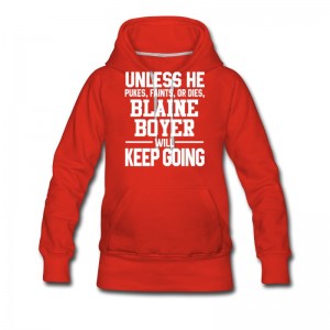 Women's Blaine Boyer Keeps On Going Unless Arizona Baseball Hoodie