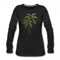 Women's Palm Tree / Tattoo Style / DD / Long T-Shirt
