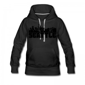 Women's Seattle Skyline Hoodie