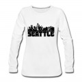 Women's Seattle Skyline Long T-Shirt