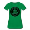 Women's Valknut, Wotan's Knot, Runes, Odin, Walhalla T-Shirt