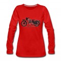 Women's Vintage Triumph twin Long T-Shirt