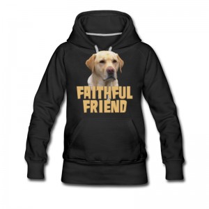 Women's Yellow Lab Faithful Friend Hoodie